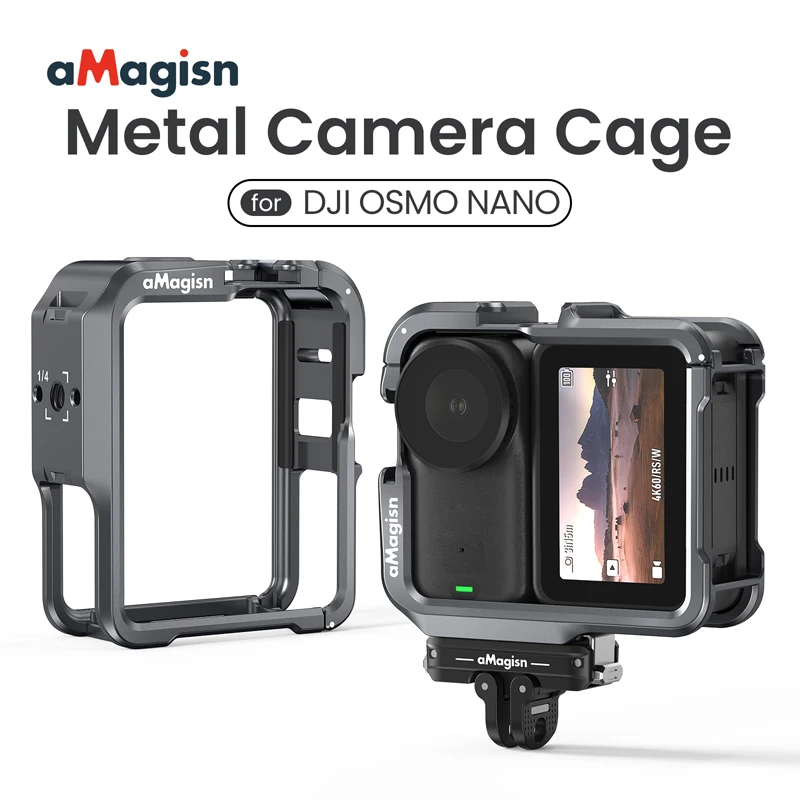 

For DJI Osmo Nano Camera Aluminium Alloy Protective Frame For NANO Metal Quick-release Expansion Rabbit Cage Bracket Accessories