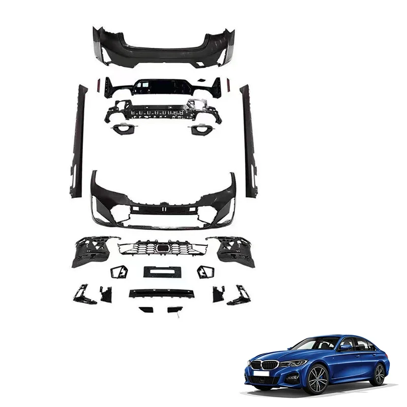 

M-Tech PP Body Kit For 3 Series F30 To G28 Front Rear Bumper Side Skirts Body Kit For F30 MT Car bumper