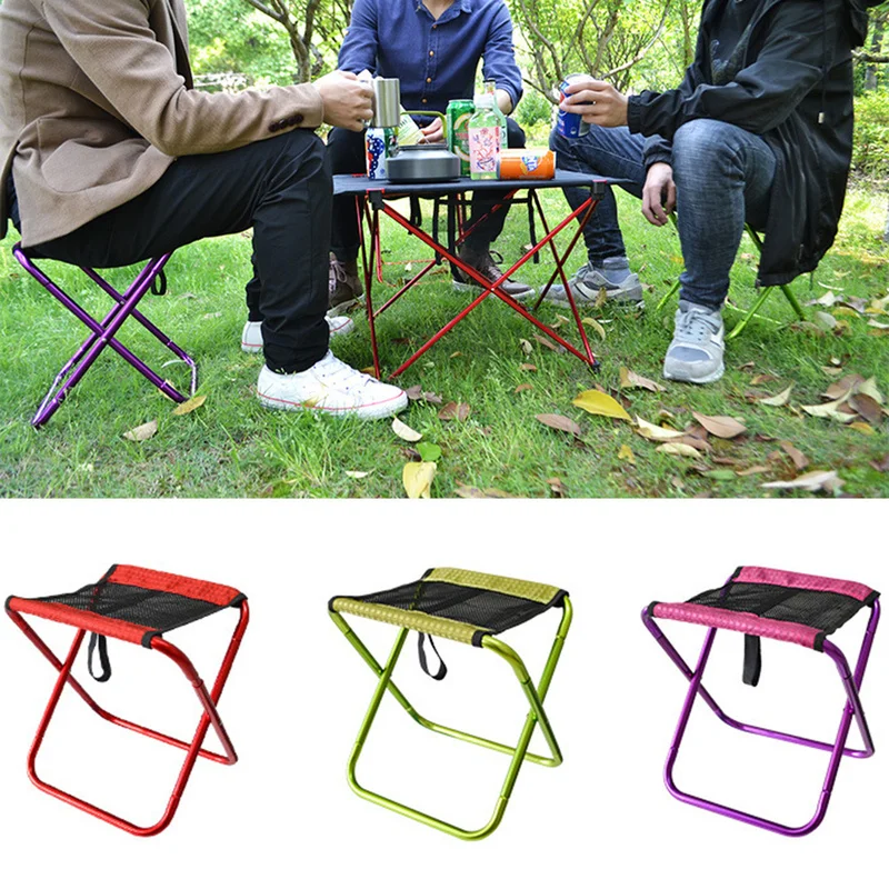 Carrying foldable fishing chairs light camping barbecue lined up sketch folding stool portable outdoor mesh chair with bag