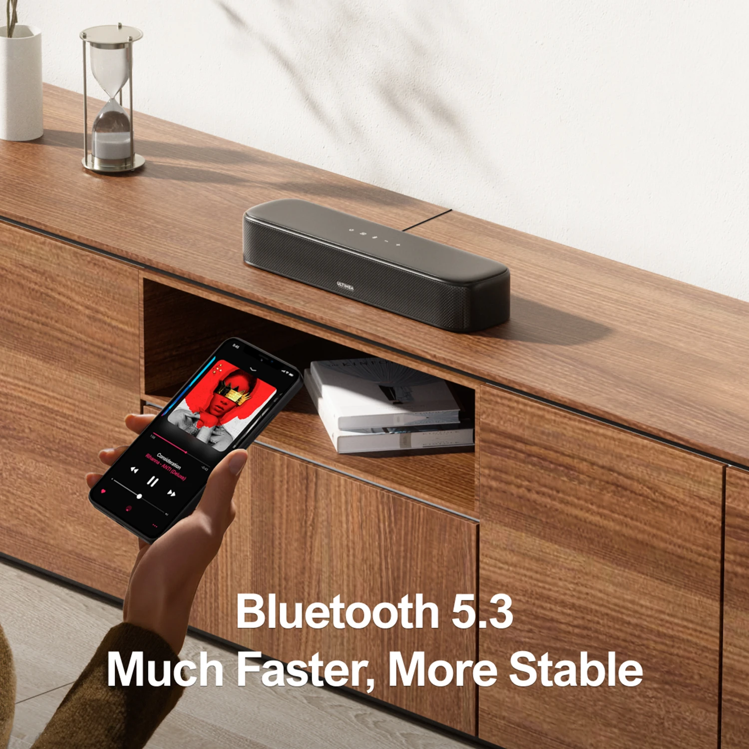 ULTIMEA 5.1ch Soundbar مع مضخم صوت ومكبرات صوت محيطية، نظام مسرح منزلي محيطي افتراضي 250 وات للتلفزيون والتحكم في التطبيق #5