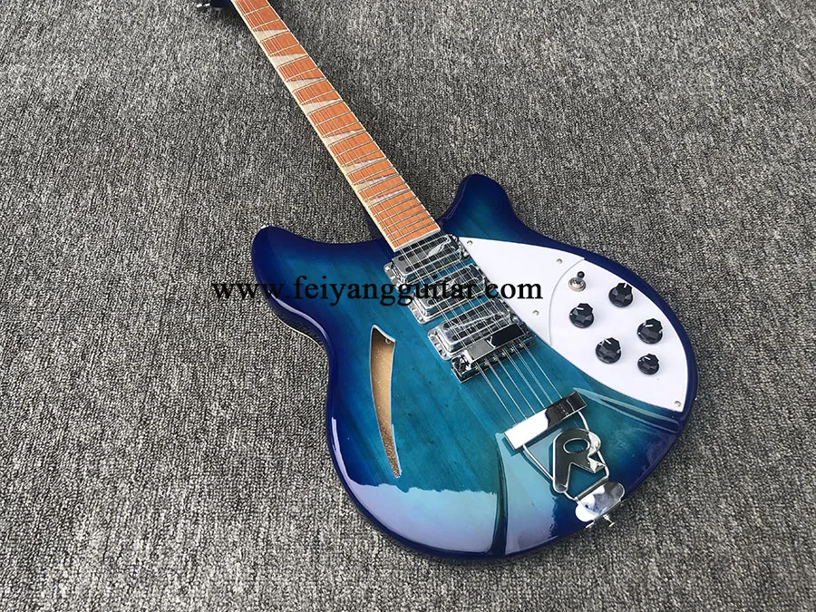 electric guitar，Picture color, 360 12strings， 2-Piece Pickup，Rosewood Fingerboard，high quality guitar，free shipping