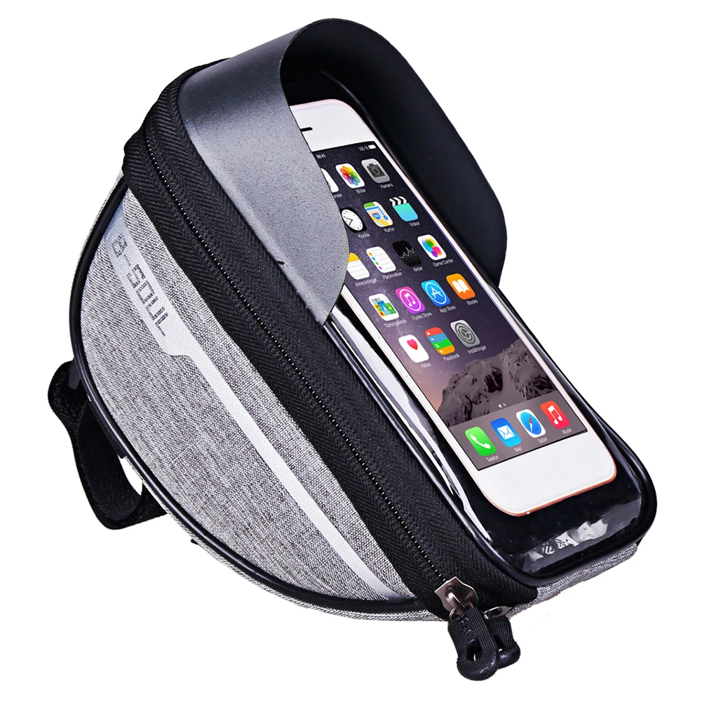 Fahrrad tasche wasserdichte Touchscreen-Fahrrad tasche Fahrrad front Handy halter Tasche 4,7-6,8 Zoll Handy hülle Fahrrad zubehör