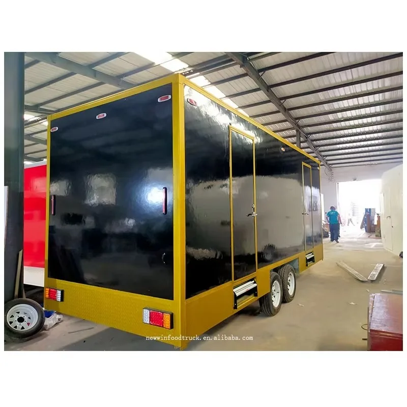 Customized Luxury Restroom Toilets Trailer And Shower Outdoor Bathroom Toilet Mobile Portable Toilet Or Trailer For Sale