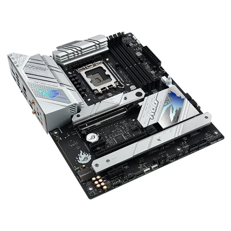 Asus-ROG STRIX B760-A Placa-mãe Gaming, Soquete WiFi D4, LGA1700 para 12th e 13th Gen Core, CPU i5, i7, i9, Intel B760, Novo, Branco