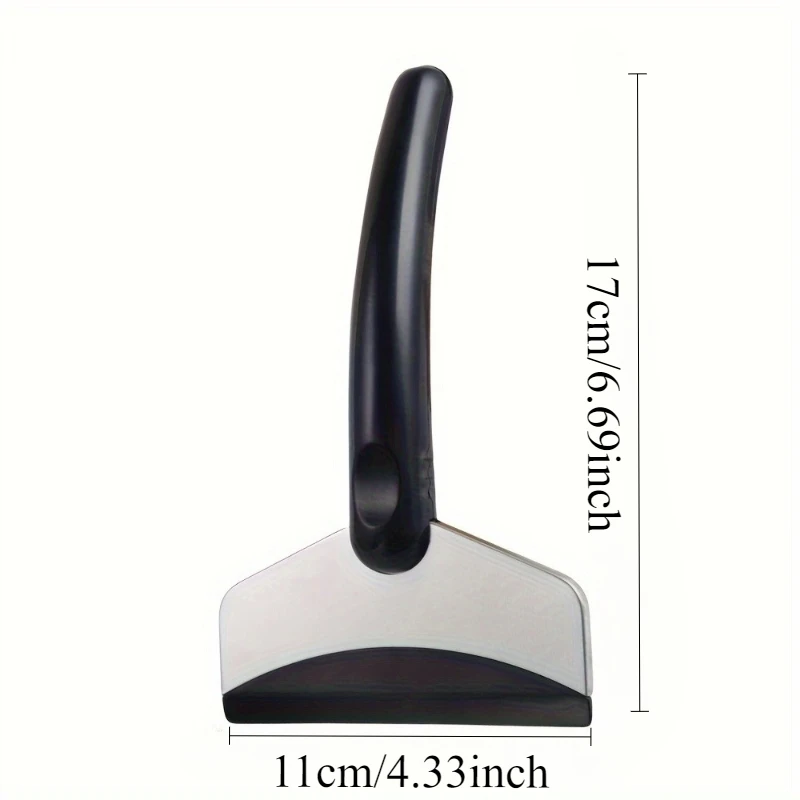 1/2 قطعة الزجاج الأمامي للسيارة دائم مجرفة الثلوج إزالة الثلوج مكشطة مجرفة الجليد نافذة تنظيف أداة لجميع اكسسوارات السيارات مجرفة