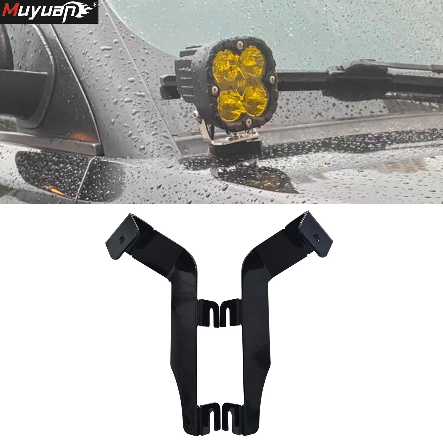 Soporte para faros delanteros de Land Rover Discovery 3 y Discovery 4, soporte para luces antiniebla de pilar A, accesorios de montaje de lámparas.