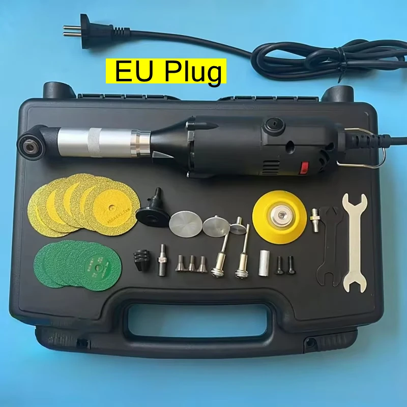 

Электрическая машина для очистки швов, 350 Вт, 6-скоростная регулировка скорости, изогнутый на 90 градусов, электрический гравировальный двигатель, шлифовальная машина, черный, ЕС
