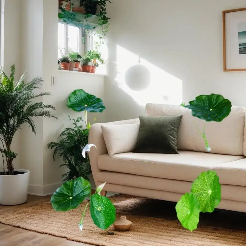 Hot 1Pcs Fish Tank Fake Plants Decoration Green Leaf Hammock For Betta Fish Stress-Reducing Aquarium-Safe Decor With Suction Cup