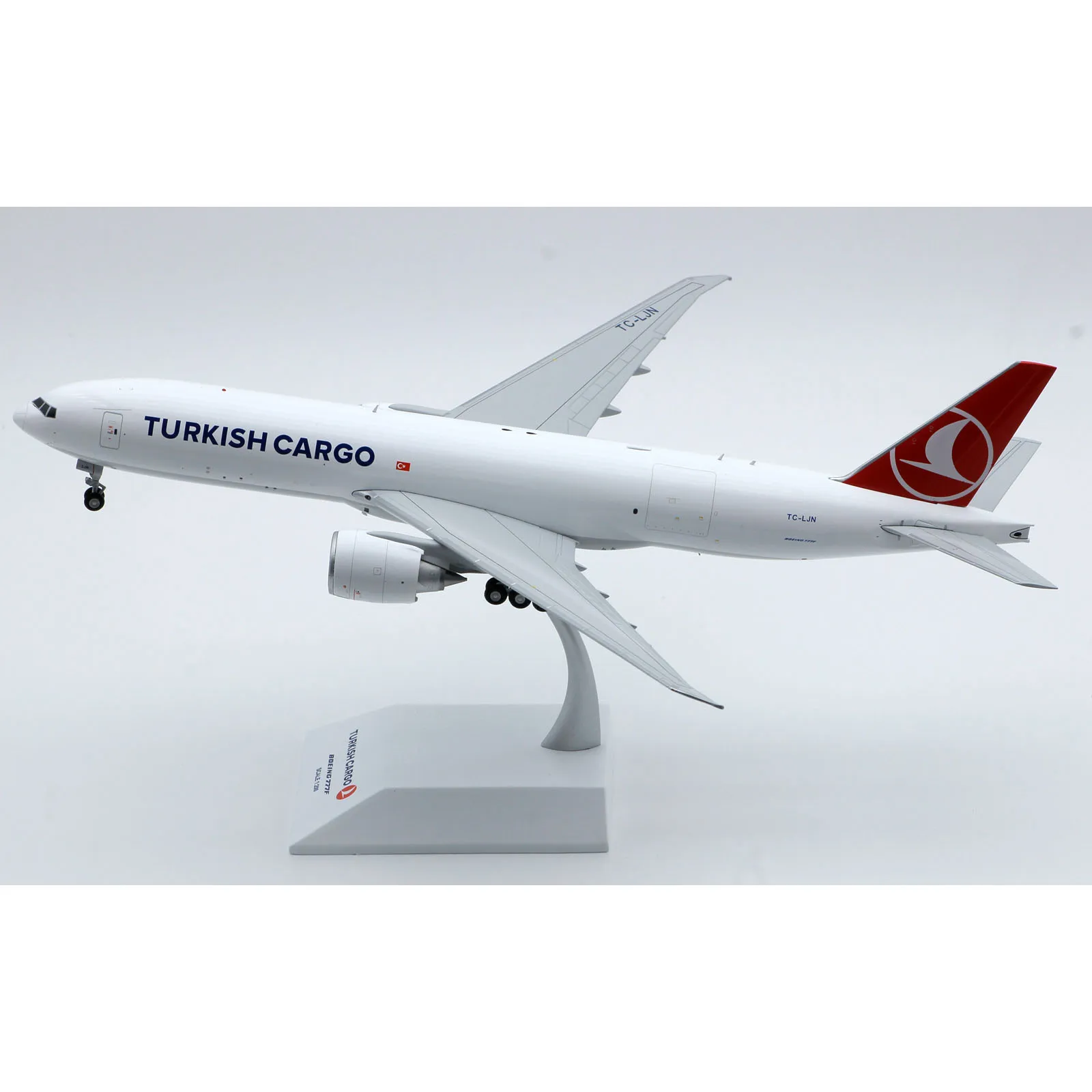 EW277L001 Alloy Collectible Plane Gift JC Wings 1:200 Turkish Cargo Airlines Boeing B777-200LRF Diecast Aircraft Model TC-LJN