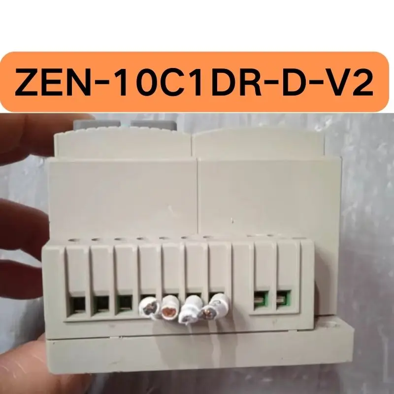 The second-hand ZEN-10C1DR-D-V2 PLC controller tested OK and its function is intact