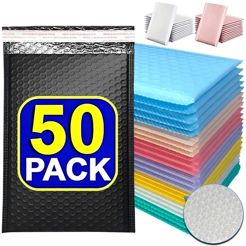 10-50pcs-envelopes-de-bolha-multicoloridos-envelopes-de-envio-almofadados-para-embalagem-sacos-de-envio-com-selagem-automatica-e-almofadamento-de-bolha