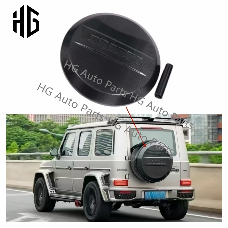 

Dry Carbon Fiber Trunk Spoiler Spare Tire Cover For Benz G-Class W465 W464 G500 G63 Auto Parts Rear Spare Tire Cover Body Kit