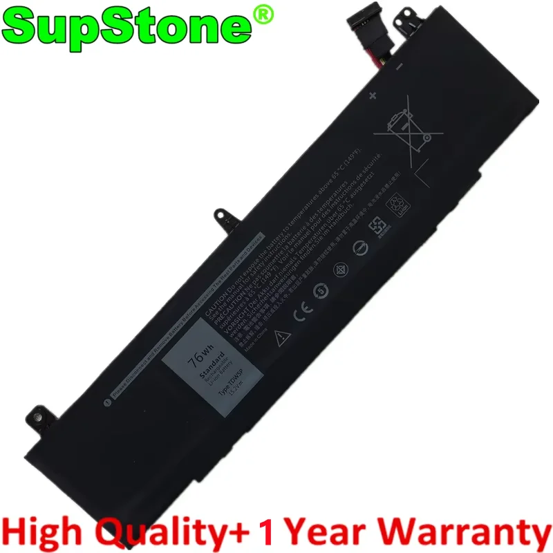 SupStone New TDW5P 4RRR3 0V9XD7 Laptop Battery For Dell Alienware 13 R3,ALW13C-D2728 D2506S ALW13ER-1708 ALW13ED-1508 P81G001