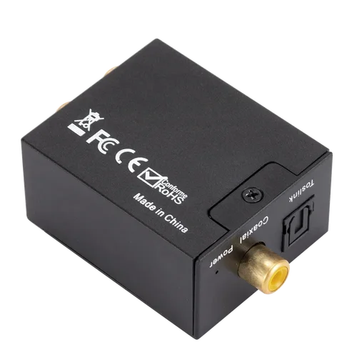 Imagen 2 del producto Convertidor de Audio Digital a analógico, fibra óptica Compatible con Bluetooth, señal Coaxial Toslink a RCA R/L, decodificador de Audio SPDIF DAC