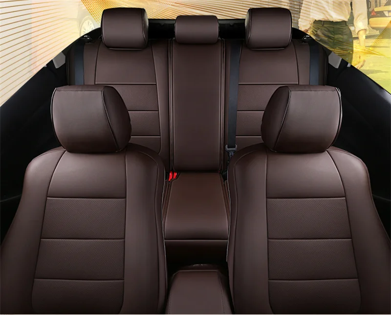 For Mazda 3 CX5 Custom Fit Car Seat Cover Accessories 360 Degree For Mazda 6 Full Covered Top Quality Leather 5 Seats Full Set