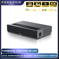 Formovie Theater Laser Projector 1800ISO Lumen Ultra Short Throw For Home 4KUHD Cinema Fengmi 4K Smart Full HD UST Projectors