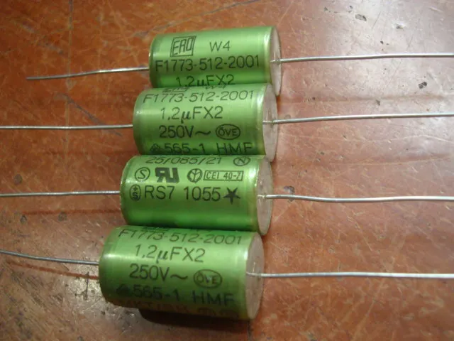 1pcs/1lot ERO 250VAC 1.2UF generation 1UF 105 tube amplifier coupling cross-connected infinite capacitor 17*30mm
