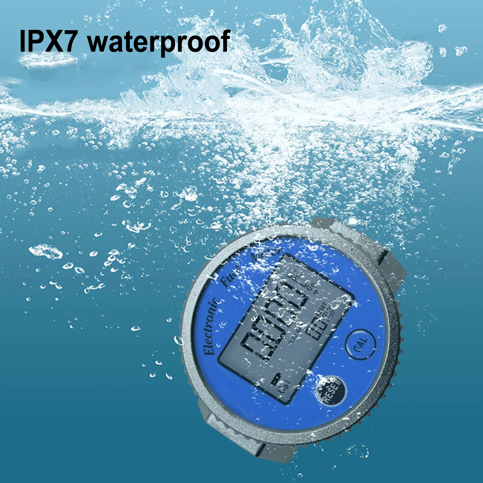 

IPX7 Waterproof DN20 DN25 LCD Display Hardware Turbine Flowmeter Diesel Gasoline Methanol Kerosene Water Electronic Liquid Meter