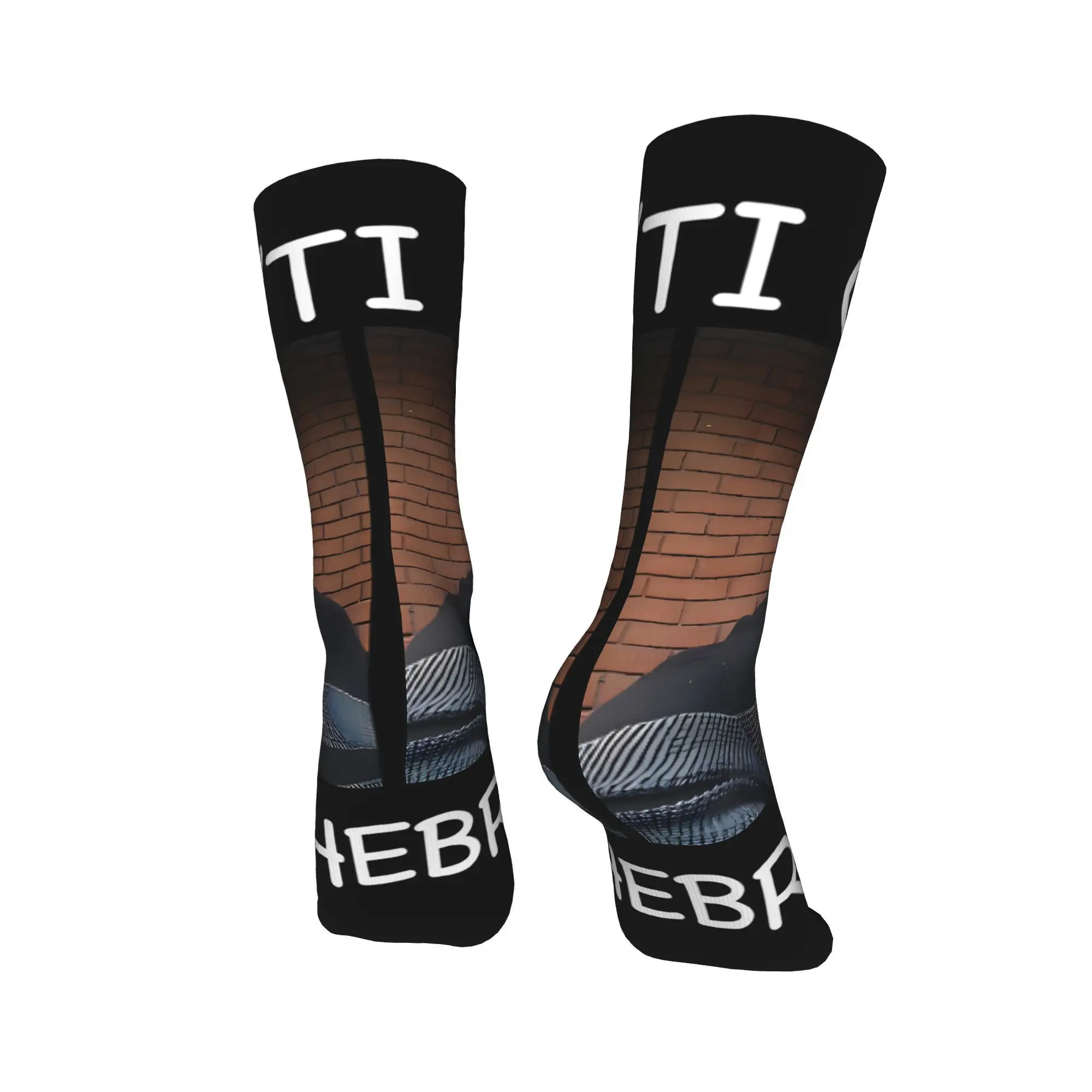 الكبار الرجال الجوارب لا أستطيع التنفس جورج فلويد جوارب المضادة للانزلاق الجوارب المريحة الشتاء Kawaii الجرافيك تسلق الجوارب #4