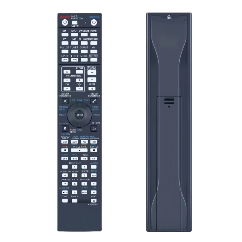 Universal IR Remote Control for Pioneer AV Receivers AXD7591 VSX-33 VSX-1120-K SC-35 - New Replacement with Batteries Included