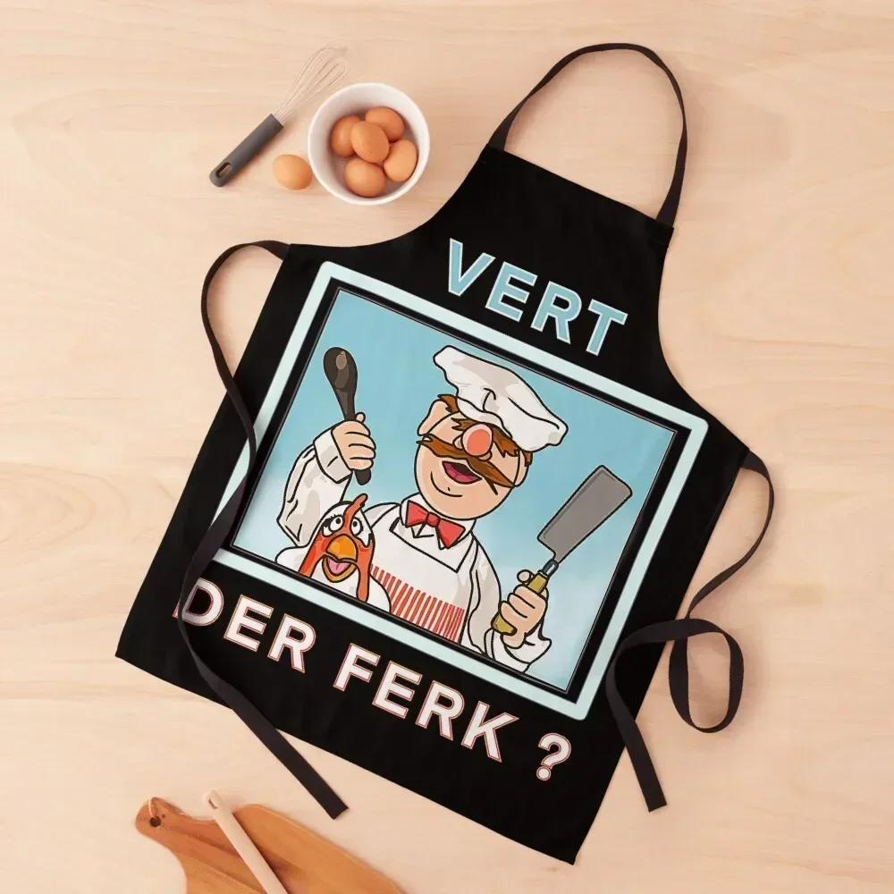 

Vert Der Ferk Apron Women's Dress Kitchen Things kitchen utensil barber uniform Apron