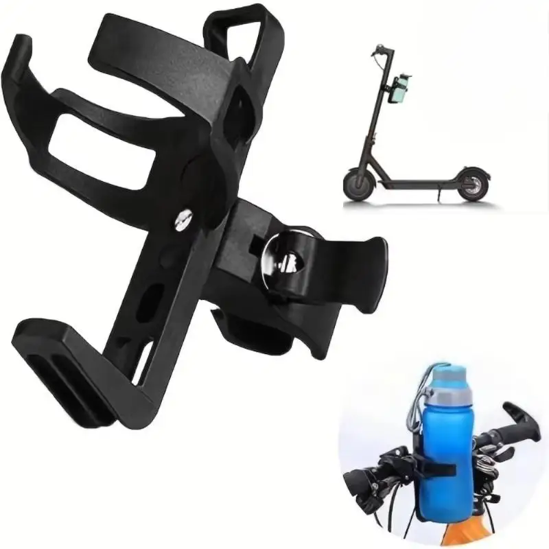 Bicycle Water Bottle Holder with 90 Degree Rotating Base Durable Universal Rack for E-Bikes Electric Scooters Adventures