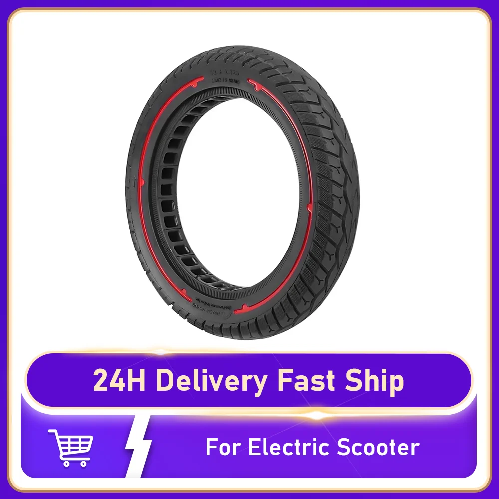 12 inch 12x2.125 Solid Tire For Electric Scooter/Electric Bike Blast Proof Off-Road Solid Tire Replacement Accessories