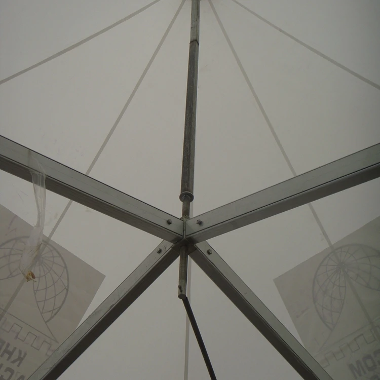 Factory Direct 2026 Professional White Aluminum Frame PVC Cover Outdoor Folding Trade Show Commercial Marquee Pagoda Tent