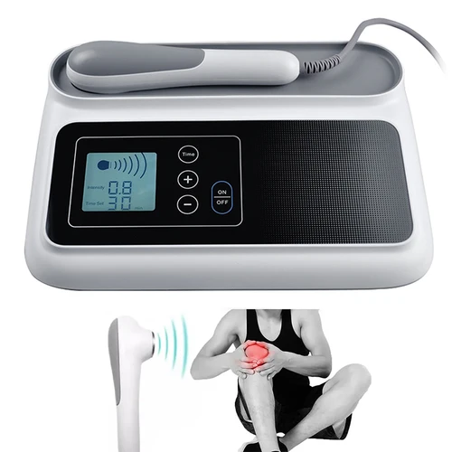 Máquina de terapia ultrasónica para aliviar el dolor, masaje de articulaciones musculares, sin ultrasonido de drogas, dispositivo de fisioterapia de 1MHz, pantalla LCD