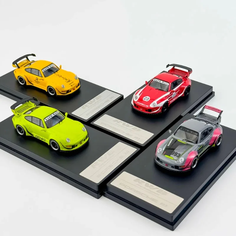 In stock WU Model 1:64 Scale RWB 993 964 Diecast Alloy Wide-body Model Car for Collection& Static Display& Gift