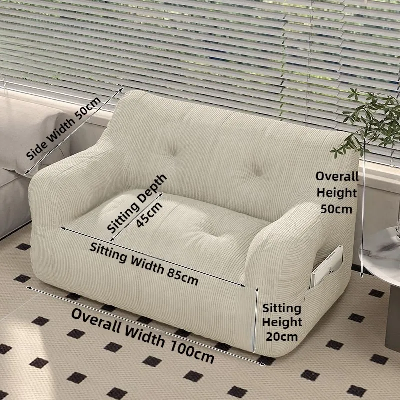Living Room Sofa Giant Puff Sofas Multifunction Aesthetic Double Person Couch Luxury Lazy Bedroom
