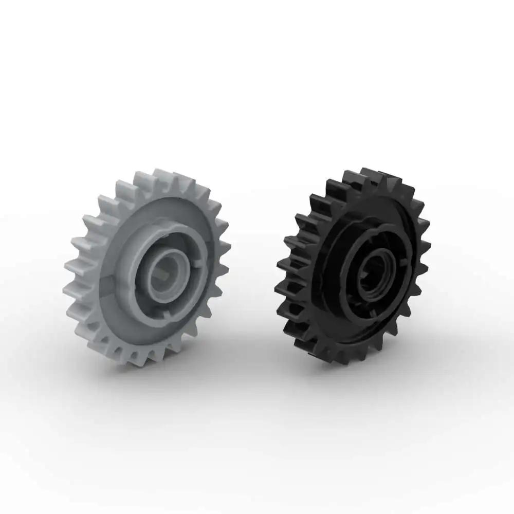 MOC 10個入り パーツブロック 2471 ギア 24歯 クラッチ付き 積み木セット 両面 レア ハウス 城 DIY おもちゃ 誕生日プレゼント