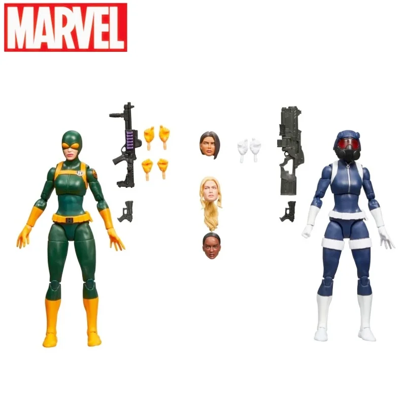 

Marvel Legends S.h.i.e.l.d Agent Trooper & Hydra Trooper Exclusive 6" Action Shield Hydra Lady Woman Female Troopers Figure Toys