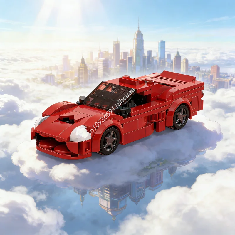 

Набор строительных блоков MOC «Машинки Салена», 209 деталей, для сборки, развивающая игрушка, идея для подарка на Рождество, креативный конструктор для детей