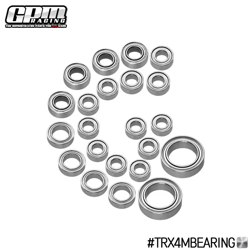 

GPM Full Set Sealed Bearing 1/18 TRX4M Ford Bronco Land Rover Defender K10 TRAXXAS