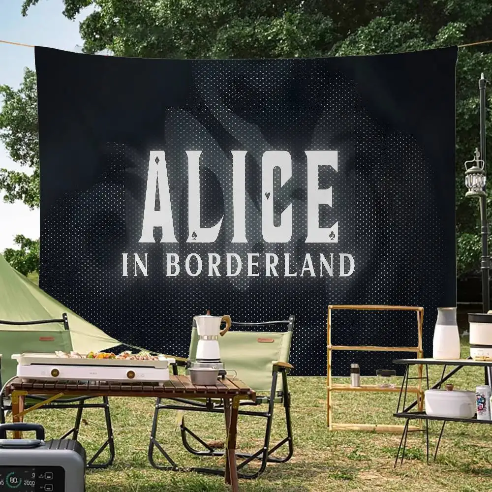 TV A-Alice In B-Borderland Advanced Printing Commercial Advertising Flag Company Party Banner