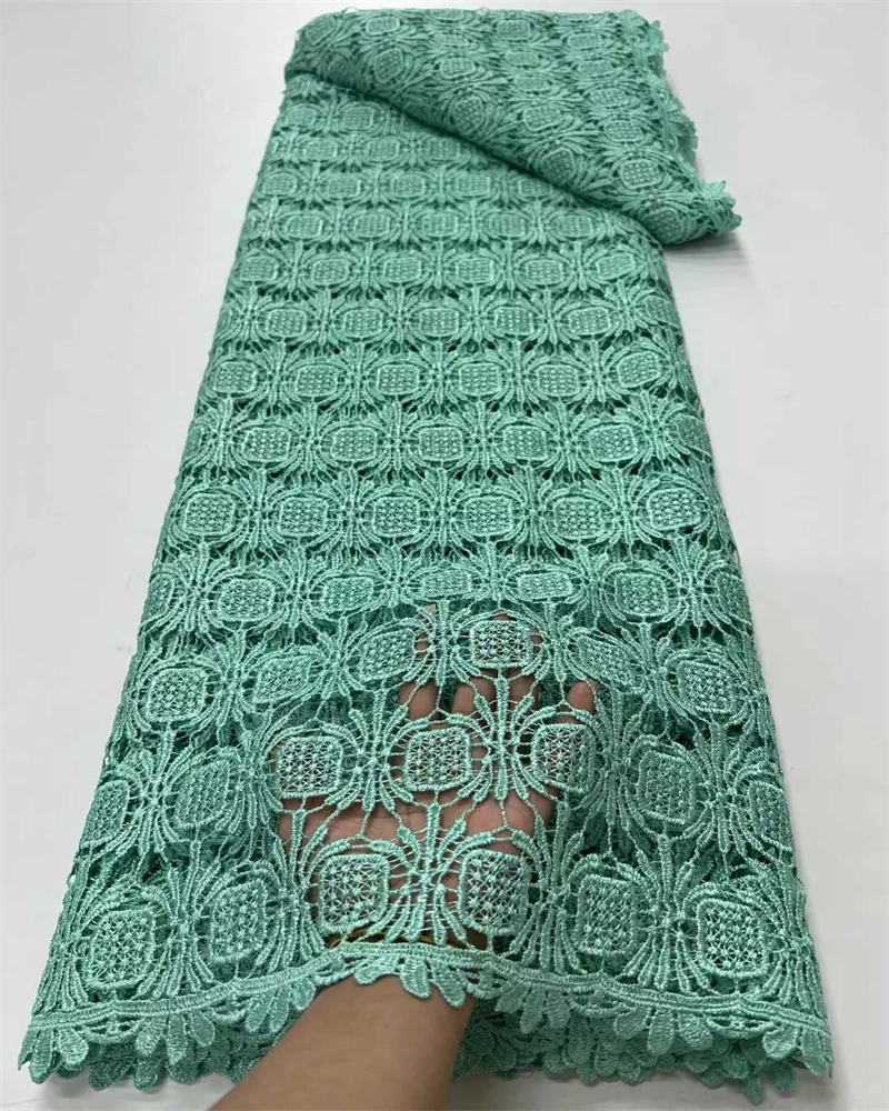 أحدث قماش سويسري مطرز ثقيل أفريقي 100% قطن فوال دانتيل شعبي على طراز دبي لحفلات الزفاف