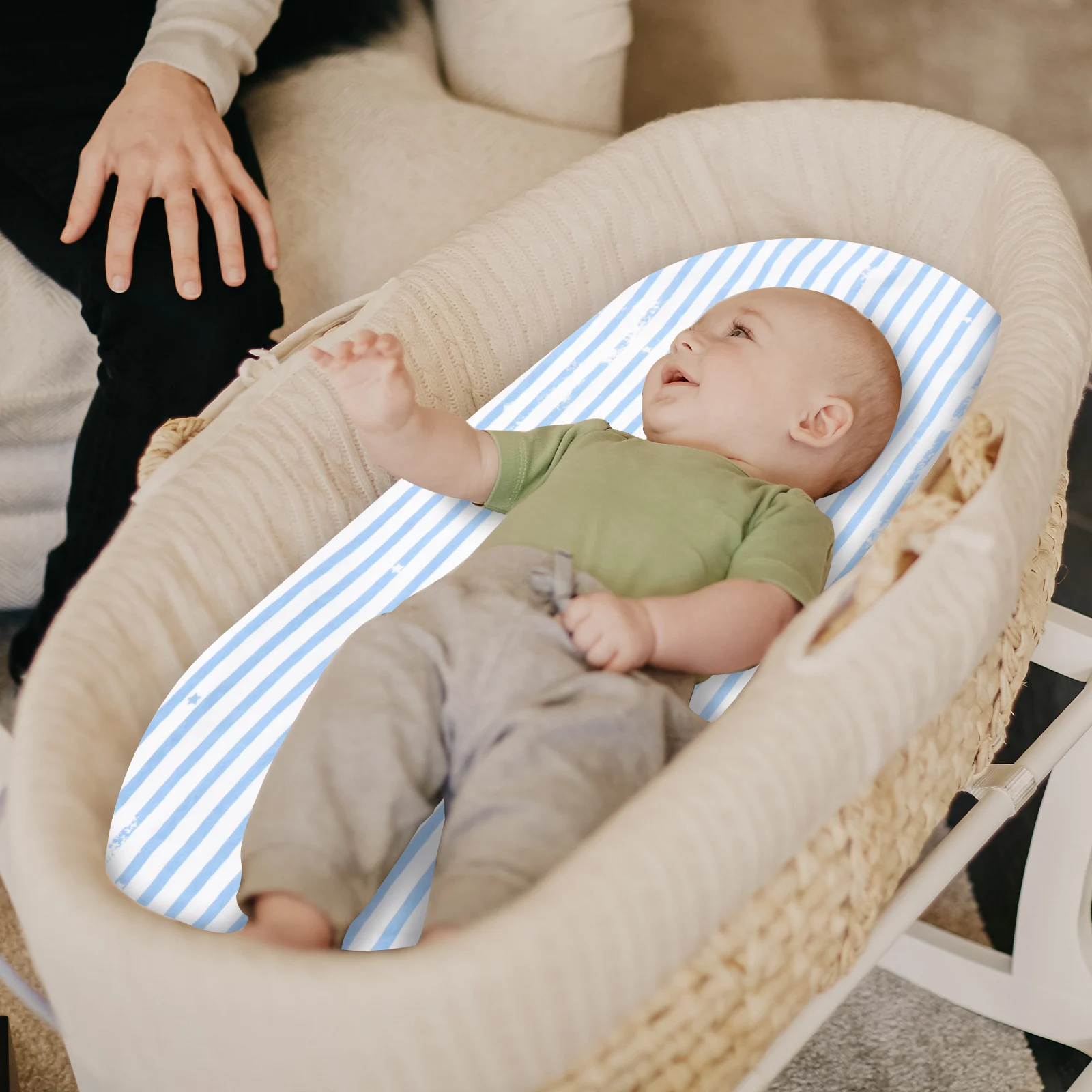 

Comfortable Crib Fitted Sheet for Baby High Elastic Design Washable Mattress Cover