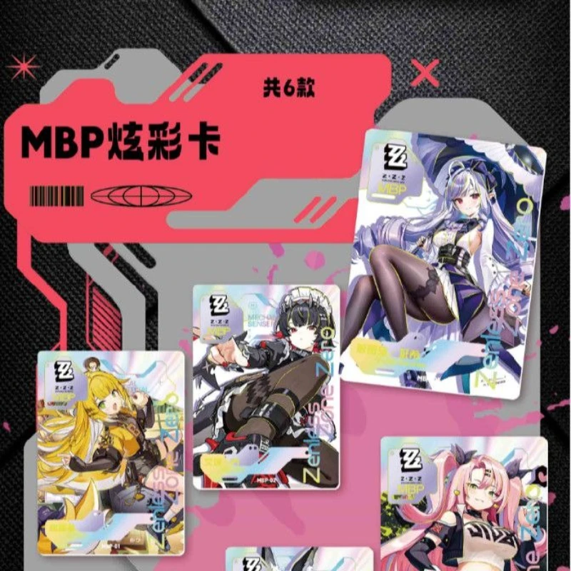 Zenless Zone Zero boîte d'origine véritable édition de luxe première carte de balle Zerocard nouveau jeu Ailidu périphérique carte de Collection cadeau