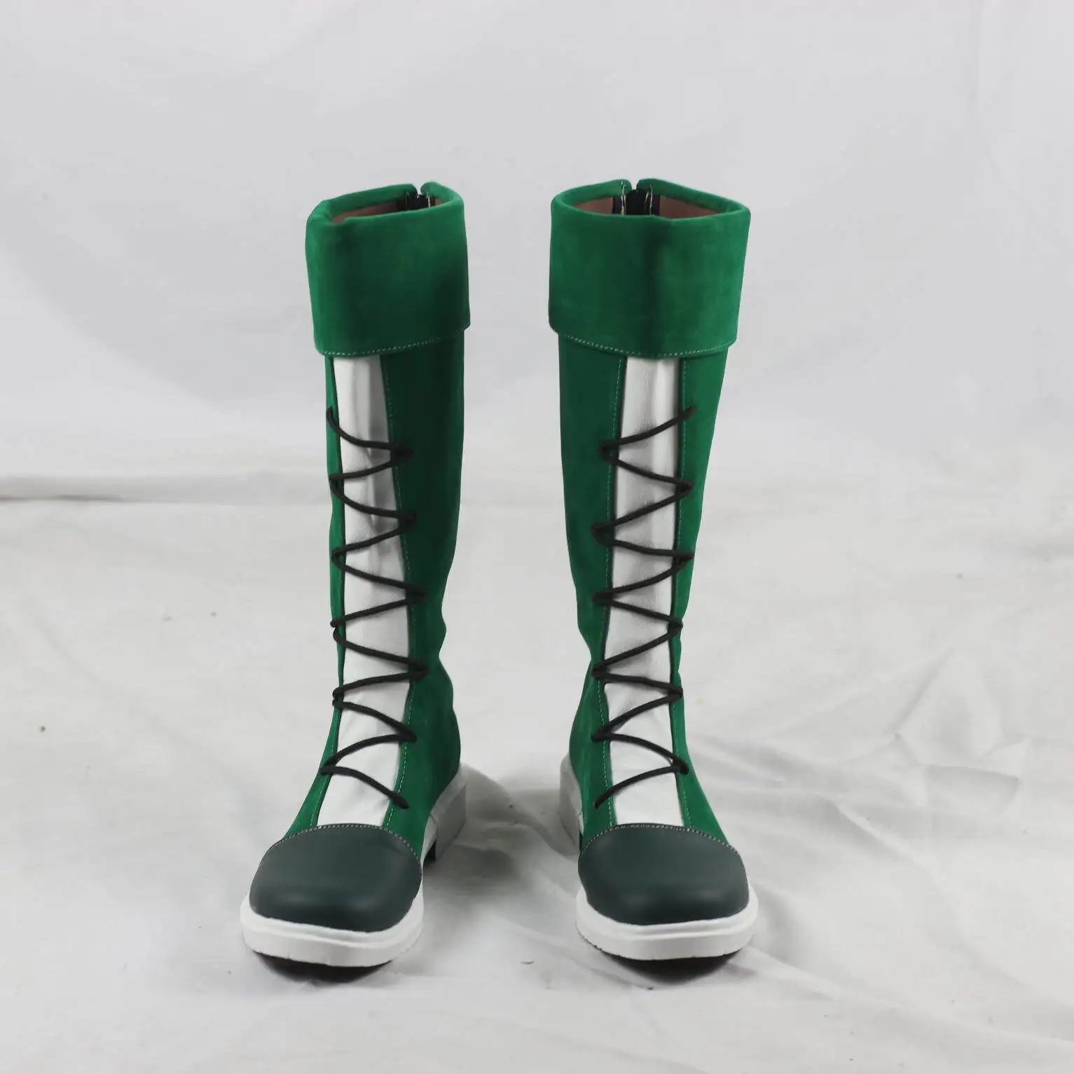 Anime Hunter Gon Freecss Cosplay Shoes Green Boots Halloween Party Costumes Props Shoes Custom made