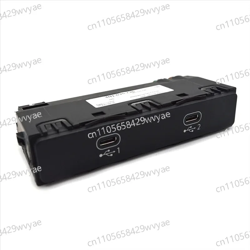 AU34 Car Center Console Type-C Dual Charging Socket Module Unit 4N1035736 4N1 035 736 Suitable for A6 Allroad 2019-2024