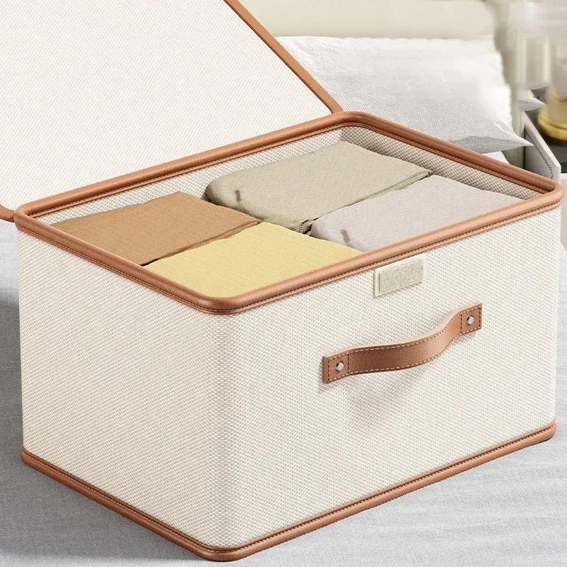 770g Dustproof Storage Box With Lid Large Capacity Home Bedroom Artifact Foldable Clothes Double Moisture-Proof Storage Box