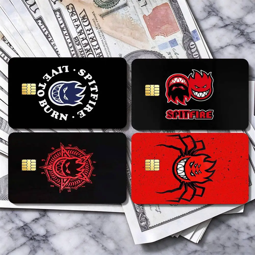 Spitfire Wheels Logo  High Definition Matte PVC Film Tape | For Credit Card, Debit Card Stickers & Gift Decoration