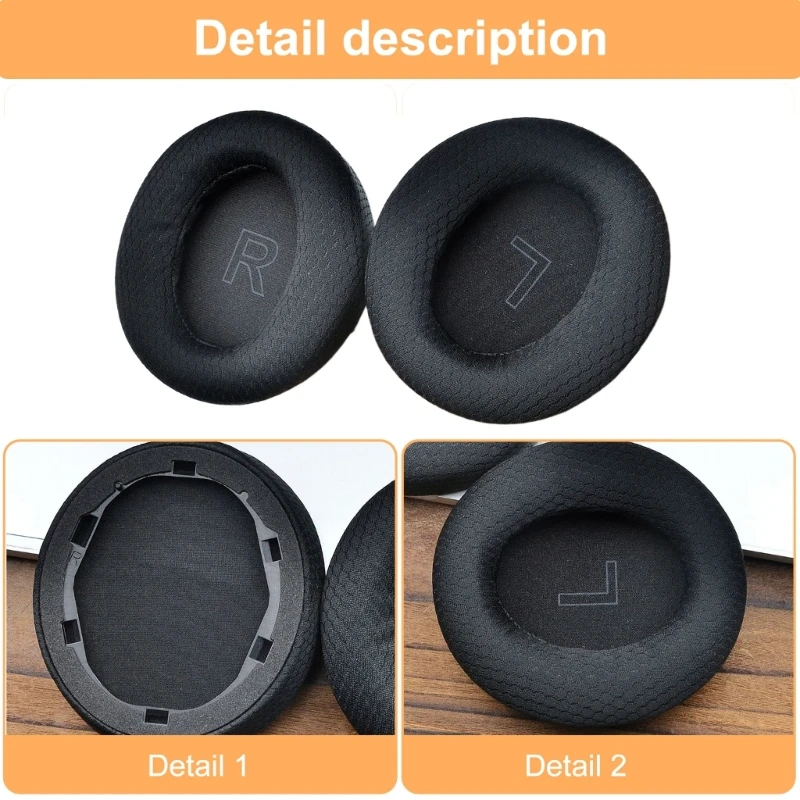 Flexible Earphone Ear Pads Cover for Life Q30/Q35 Earphone Earpads Enjoy Enhances Sound Quality Earcups