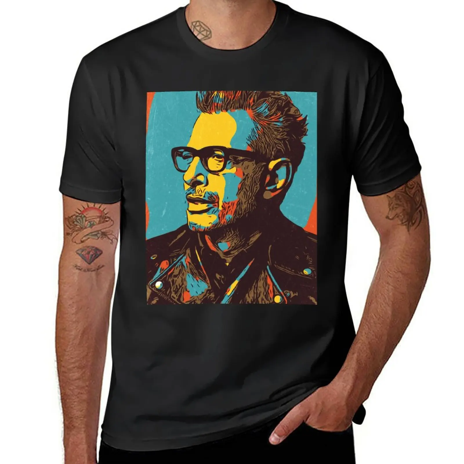 

New Jeff Goldblum T-Shirt Blouse Short sleeve tee oversized t shirts t shirts for men cotton