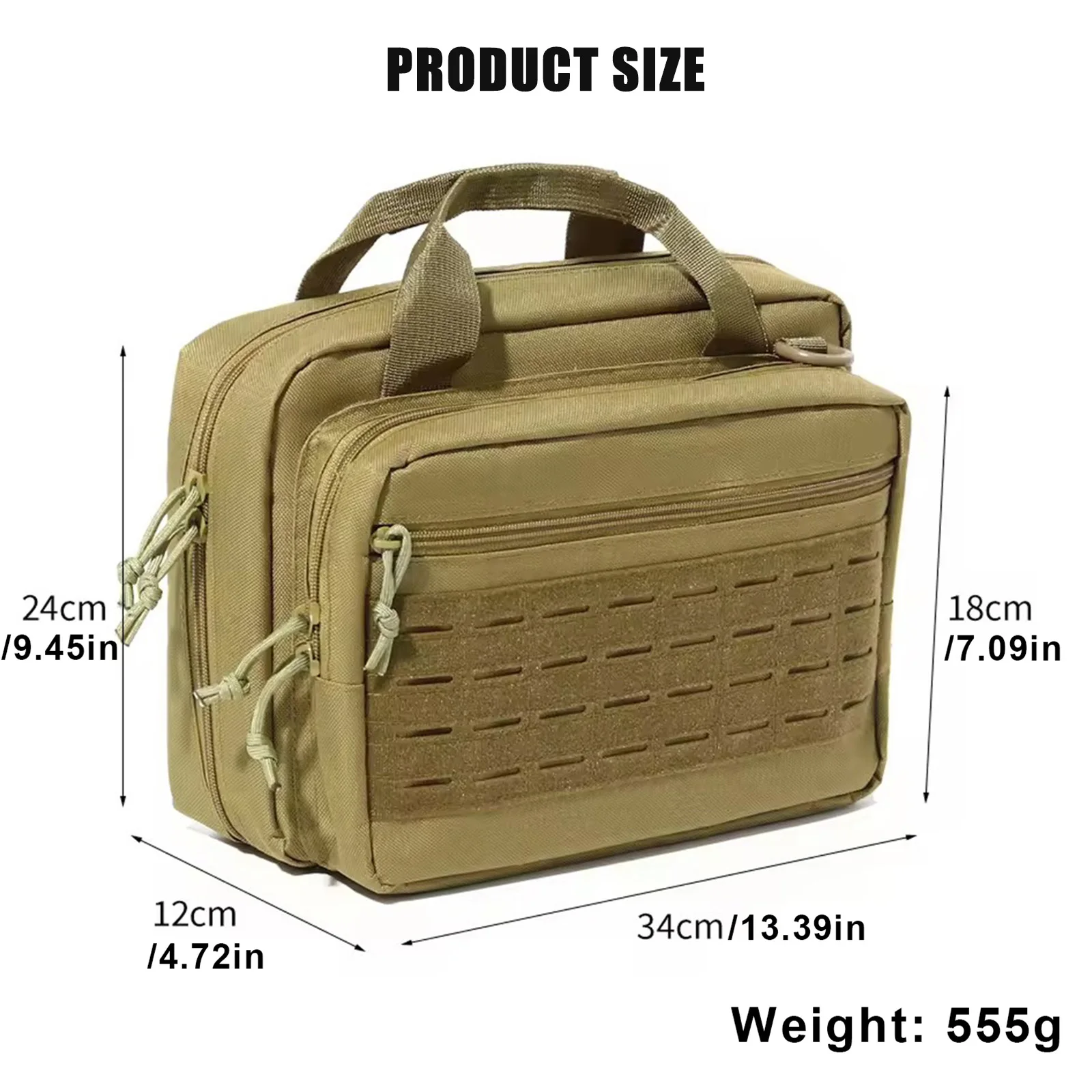 600D أكسفورد القماش التكتيكية مسدس أكياس الصيد الملحقات أداة حقيبة للمسدسات الصيد في الهواء الطلق اطلاق النار المدى حمل حقيبة