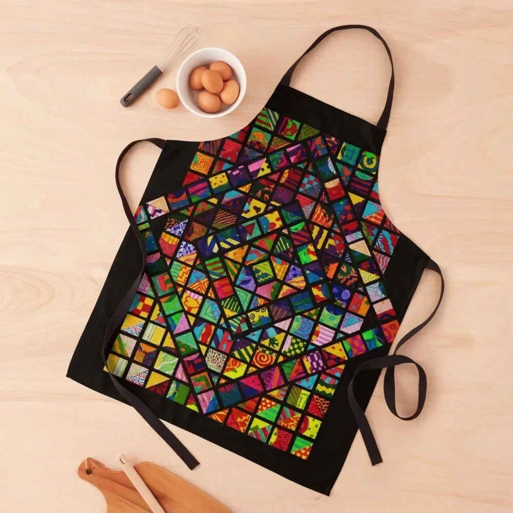 

HHPS Art Show, Class 6Y Mosaic: We Are One Apron with pockets useful gadgets for home barber men Smock for hairdressing Apron