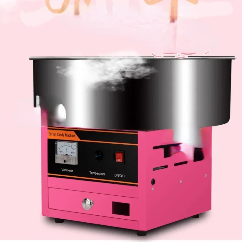 Cotton Candy Machine Commercial Colorful Fancy Electric Cotton Candy Making Machine for Stall Multi Processador De Alimento