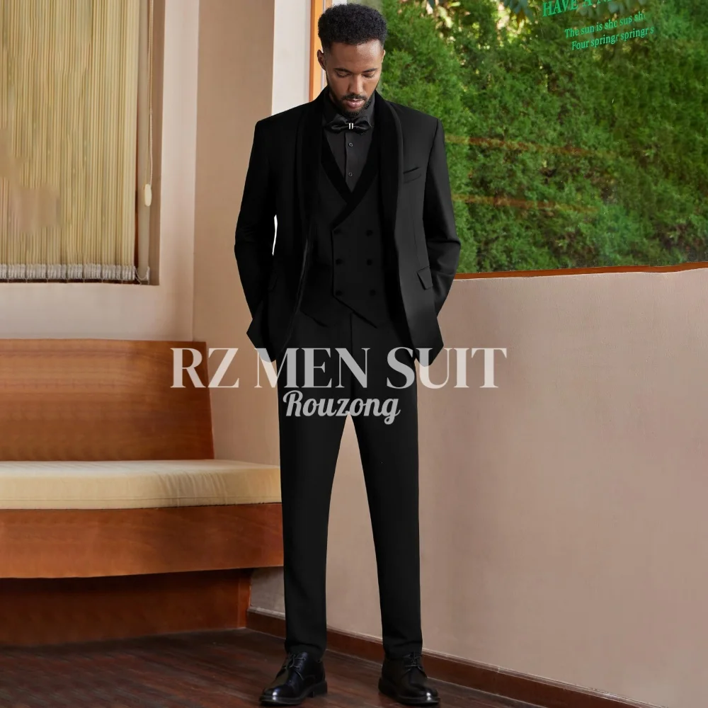 

Мужской костюм-тройка: однобортный, приталенный, для торжеств, свадеб, выпускных, вечеринок, ужинов. (Костюм для мужчин)