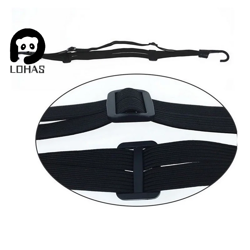 60/90CM Motorcycle Helmet Net Luggage Strap Motorcycle Accessories Hooks Helmet Strap Retractable Helmet Rope Fixed Strap Belt